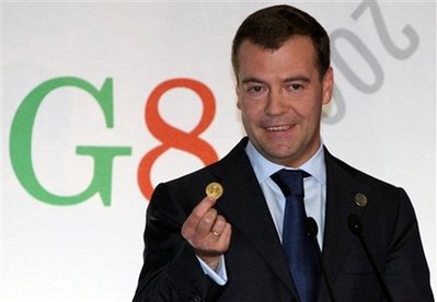 Russian President Dmitry Medvedev unveils new global currency.