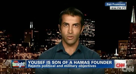 Mosab Hassan Yousef, interviewed on July 24th on CNN.
