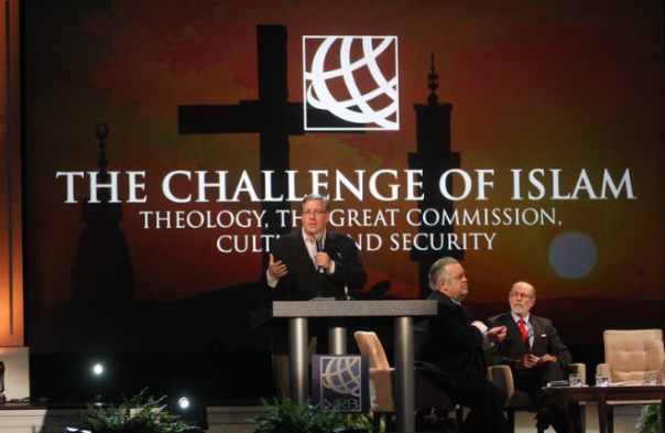 Addressing the National Religious Broadcasters Convention (photo credit: NRB)